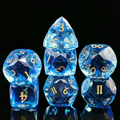 D20 D6 Polyeder-Würfelset für Dungeons & Dragons - 11