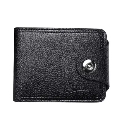Tägliche Herrenbrieftasche mit Schnalle, Münzfach und Kartenfächern - 6