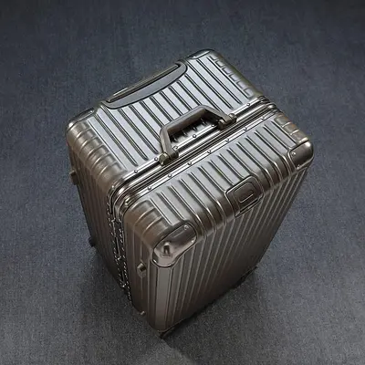 Heavy-Duty Aluminum Frame Trolley Luggage with Swivel Wheels Large Capacity Travel Suitcase International Check-in Luggage Tool Case 32 Inch - 13