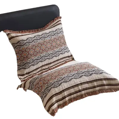Pamuklu Gazlı Yastık Havlusu 2'li Set, Yetişkin, Ter Emici, Büyük Boy - 5
