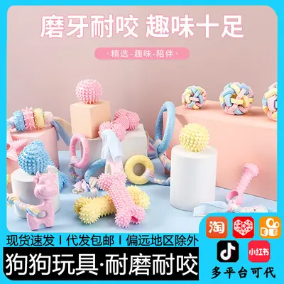 宠物玩具硅胶耐磨耐咬仿真发声狗玩具中小犬磨牙洁齿训练宠物用品 - 2
