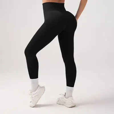 Women's Seamless Summer Yoga Pants, High-Waist, Butt-Lifting - 9