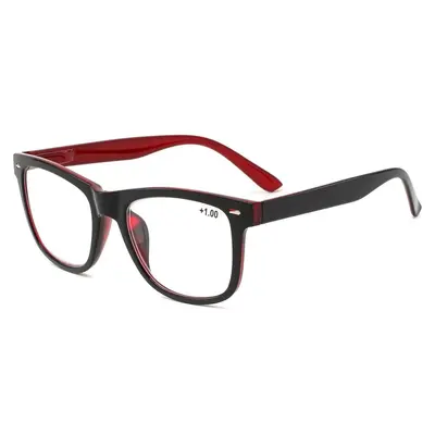 Klasik Retro Okuma Gözlüğü, Gri Lens, UV380 Korumalı, R080