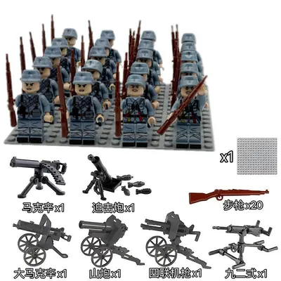 LEGO-Compatible Military Building Blocks, WWII Minifigures - 2