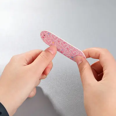 Doppelseitige Holz-Nagelfeile, Mini-Schleifstreifen - 5
