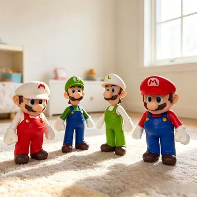 Süper Mario ve Luigi Vinil Figür Seti, Koleksiyon Oyuncağı