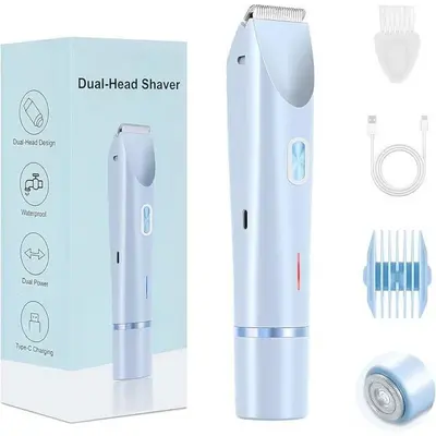 Waterproof Electric Double-Head Hair Remover for Women