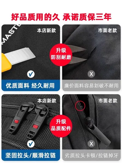 Backpack men's large capacity business travel bag school bag laptop backpack climbing bag for middle school and university students - 3