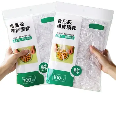 Stretch film cover, heat-resistant, food-grade