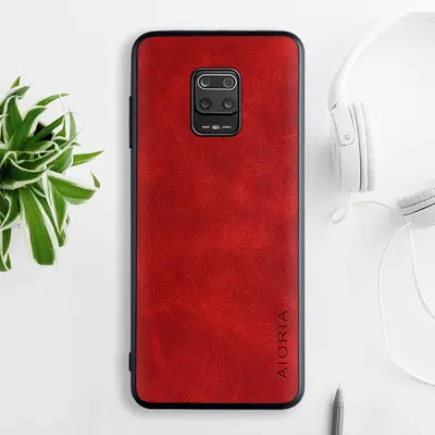 Hülle für Xiaomi Redmi 10X, Avocado-Leder, zweifarbig