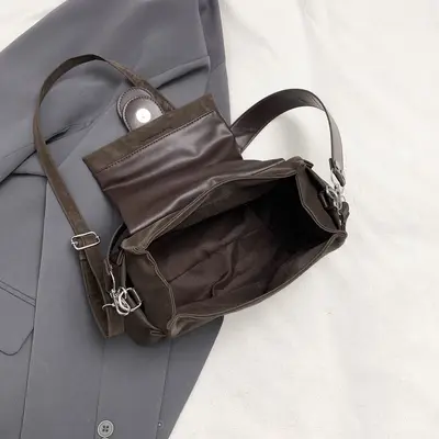 Women's Underarm Bag, Retro Shoulder Bag with Crossbody Strap - 5