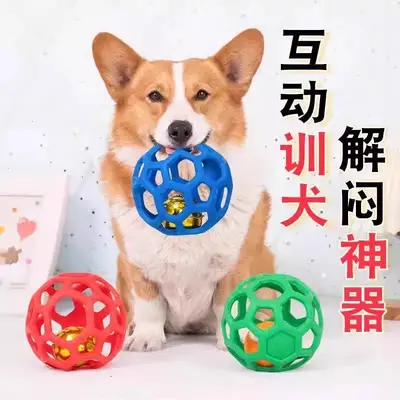 Dog Chew Toy, Squeaky TPR Ball for Dogs and Cats - 3