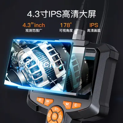 HD endoscope camera for industrial pipes and automotive repair