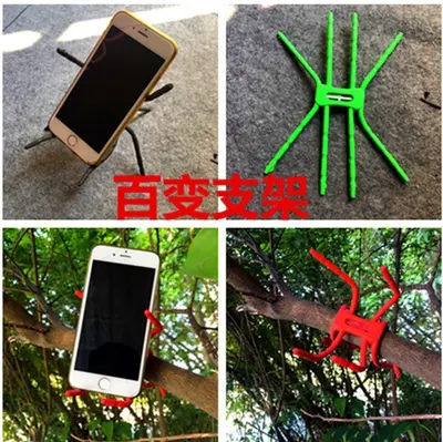 Spider Design Lazy Phone Holder, Tablet Stand, Desktop, Transformable - 3