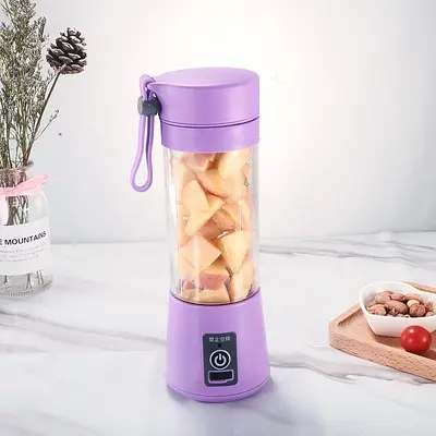 Kompakt elektrikli meyve sıkacağı, taşınabilir, smoothie - 10