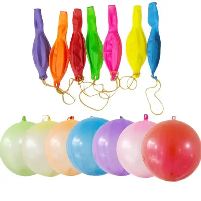 Elastischer Prallball, verdickter Latex, mehrfarbig, Kinder-Handprallball