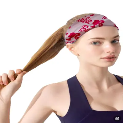 New Hair Accessories Women's Summer Breathable Wide Yoga Sports Hair Tie Headband Sweat-Absorbing Hair Binding Running Sports Headscarf