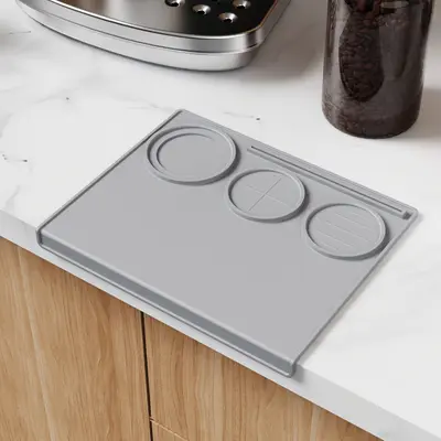 Kaffee-Stampfpad aus lebensmittelechtem Silikon für Barista - 8