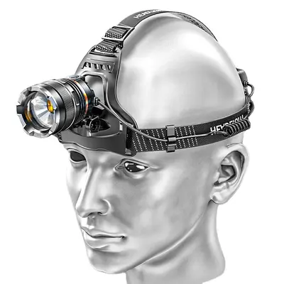 Outdoor Sensor Headlamp, Long Range, 6000W, Long Battery Life - 6