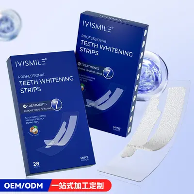 Aiweixiao Sea Salt Teeth Whitening Strips, 7 Pairs per Box - 1