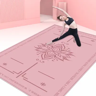 Yoga matı 2024 yeni aerobik atlama matı erkek ve kadın dans pisti matı fitness matı kaymaz ev yoga matı toptan - 13