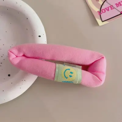 Süße lachende Gesicht große Größe Blase Schwamm BB-Haarspange Damen Gesichtsreinigung Pony-Haarspange Stirn-Haarspange Laufender Mann Haarspange Kopfbedeckung - 13