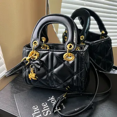 Schlichte Damen-Umhängetasche, Diana-Tasche - 7
