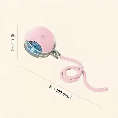 Smart Rolling Cat Teaser Ball, Self-Play Toy - 11