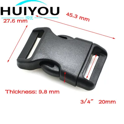 20 mm renkli kavisli tokalı evcil hayvan tasma aksesuarı, paracord bileklik tokası - 10