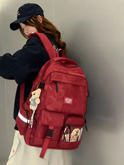 Couple Backpack 2026, School and Travel Use, Air Cushion Spine Protection - 2