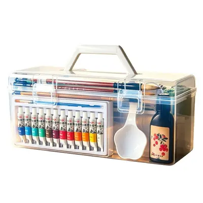 Tuschemal-Set, 13-teilig, 12 Farben, Anfängerset - 5
