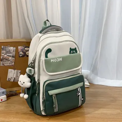 Large-Capacity Backpack for Middle and High School, Computer Compartment - 9