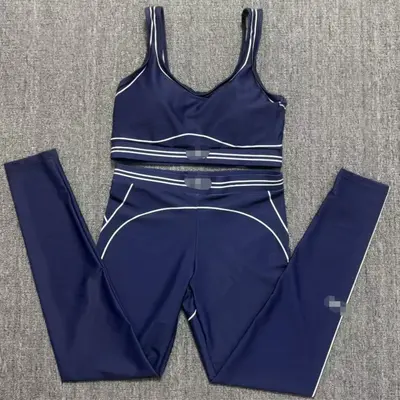 Women's Hip-Lifting Yoga Set, Summer Two-Piece Pilates Outfit - 12