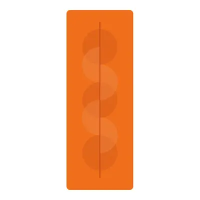 Natural rubber PU non-slip printed yoga mat, thick and wide - 7