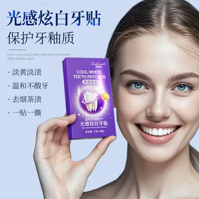 Light-Sensing Whitening Teeth Strips, Removes Smoke Stains, Gentle - 4
