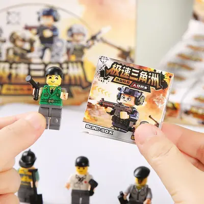 Delta Force Figure Building Block Blind Box, Children's Educational Assembly Toy - 3