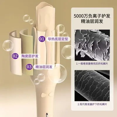 Automatic Large Wave Negative Ion Curling Iron
