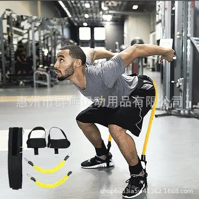Resistance Pull Rope Jump Training Strap for Basketball and Track, Leg Power - 3