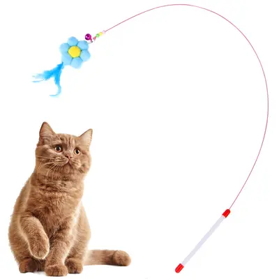 Pet Toy Set 20 Pieces, Cat Teaser Wand and Mouse Toys