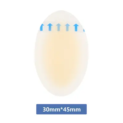 Transparente Gel-Zehen- und Fersenpolster, wasserfest, Blasenschutz - 9