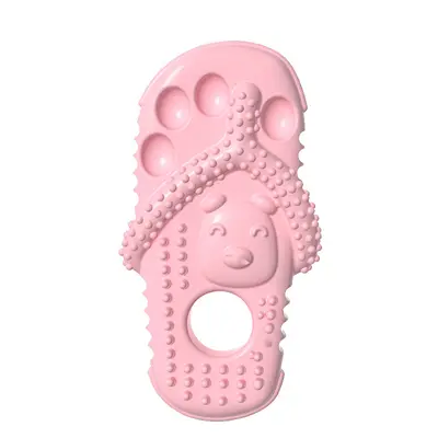 Slipper-Shaped Dog Chew Toy, Durable and Bite-Resistant Teething Toy - 6
