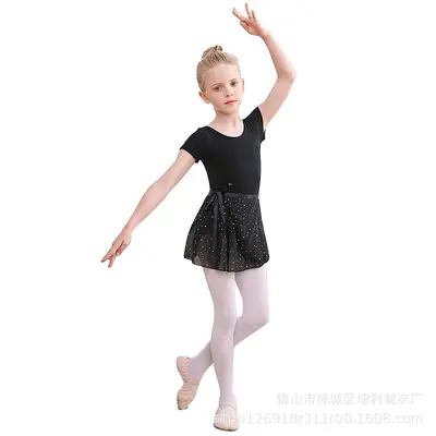 Girls' Tulle Tutu Dance Costume, Summer Performance Outfit