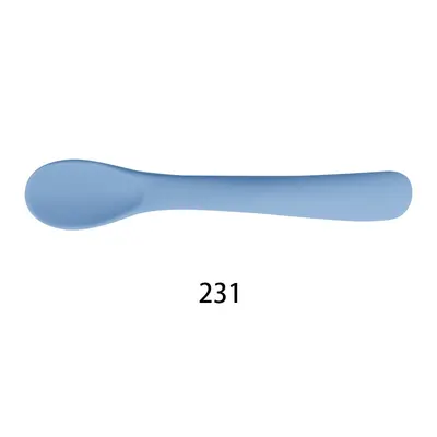 Lebensmittel-Silikonlöffel klein gebogen Babylöffel - 11