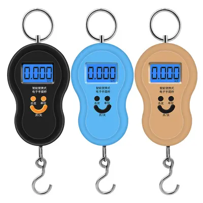 Portable Electronic Scale Household 50kg Hand Scale Mini Portable Electronic Weighing Scale Food Spring Luggage Weighing Gram Scale - 8
