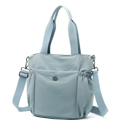 Lightweight Nylon Women's Shoulder Bag, Large Capacity Daily Use - 8