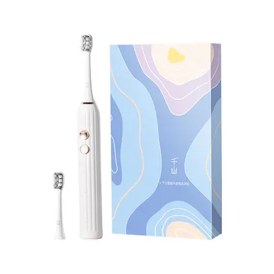 Qianshan Electric Toothbrush Adult Set, Soft Bristle Sonic