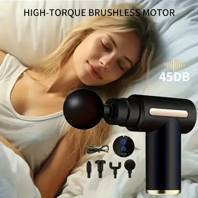 LCD 720 Fascia Massage Gun, Rechargeable, Portable