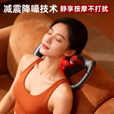 Smart Fascia Massage Gun, 8 Heads, Heat Function, Digital Display - 4