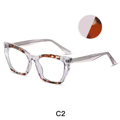 87332 Blue Light Blocking Square TR90 Eyeglass Frame - 8