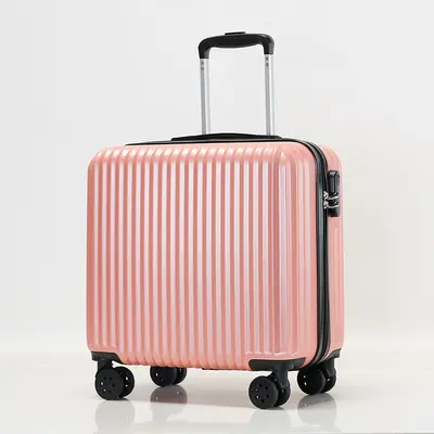 Small Luggage Case 18 Inch Carry-on Trolley Suitcase Universal Wheels Silent Wheels Kids Password Travel Bag New Model - 10
